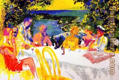 Wine Alfresco painting - Leroy Neiman Wine Alfresco art painting Wine Alfresco painting - Leroy Neiman Wine Alfresco art painting